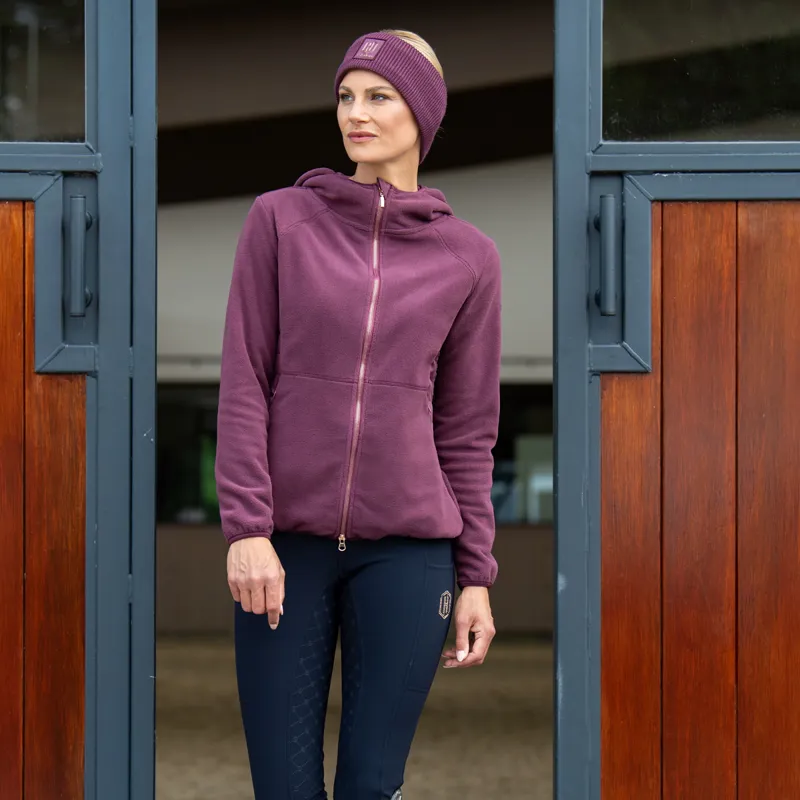 Eskadron Ladies Zip Fleece Jacket Fanatics AW23 - Cassis-3